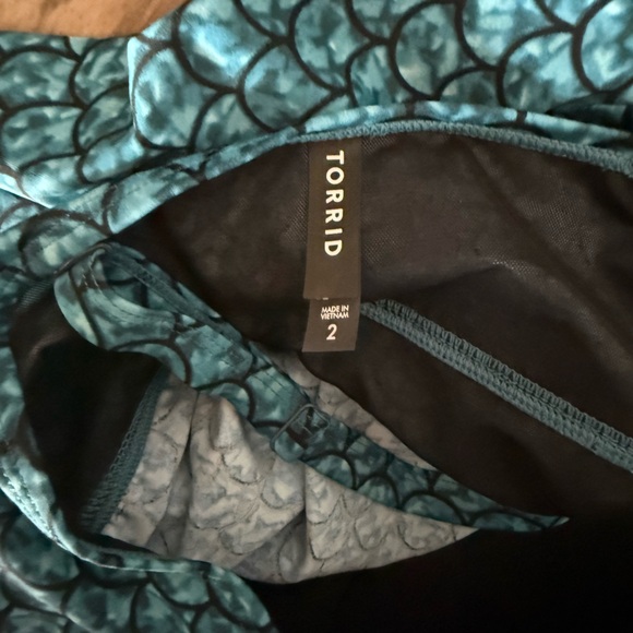 Torrid blue mermaid tankini women’s plus size 2 - Picture 5 of 6